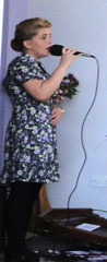 Photo 16  - 2014 Exhibition - Rebekah Chapman from Marske sang beautifully.